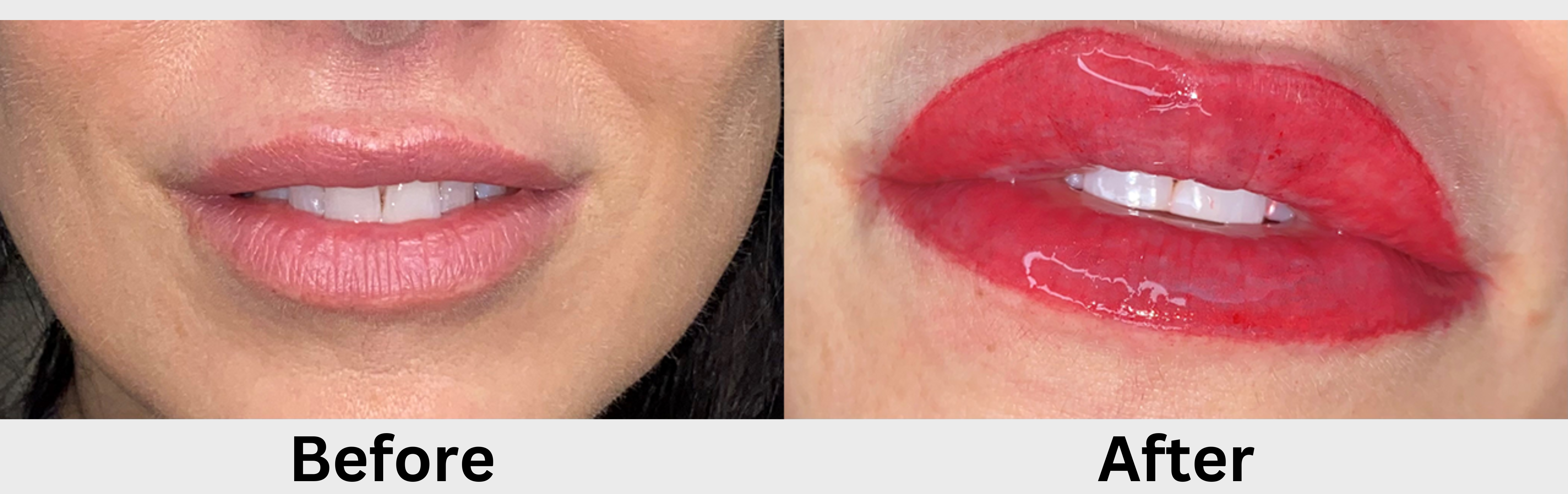Semi-Permanent Lip Color results