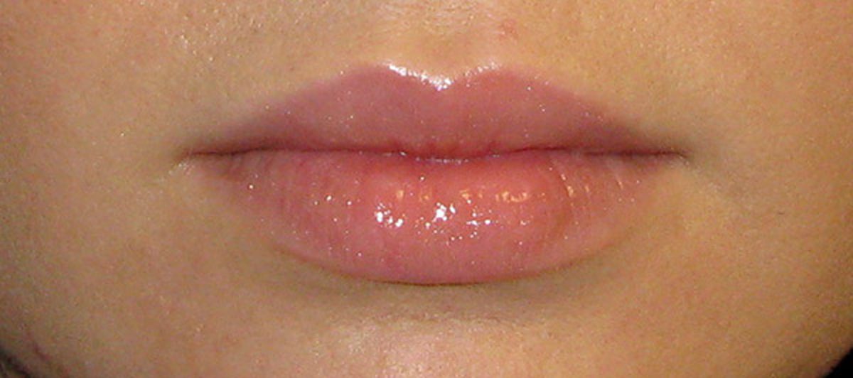 permanent lip color results